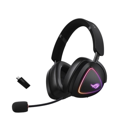 Headphones ROG Delta II Wirel ess 2.4GHz/BT/3.5 connection for PC at Wasserman.eu