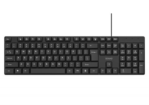 ⁨Wired keyboard KB-01 SAVIO⁩ at Wasserman.eu