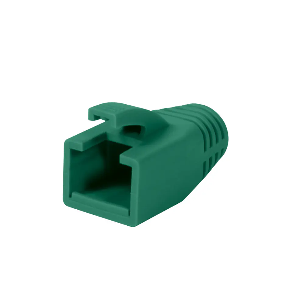 ⁨Logilink Modular RJ45 Plug Cable Boot 8mm green, 50pcs⁩ at Wasserman.eu