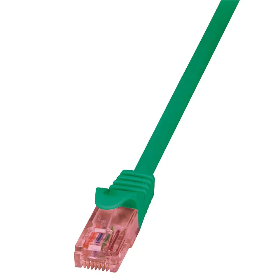 ⁨Logilink | CAT 6 | Patch cable | Unshielded twisted pair (UTP) | Male | RJ-45 | Male | RJ-45 | Green | 0.25 m⁩ w sklepie Wasserman.eu