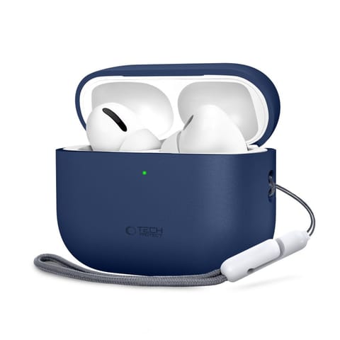 ⁨Etui silikonowe na AirPods Pro 3 - granatowe⁩ w sklepie Wasserman.eu