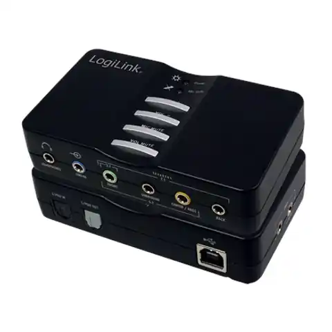 ⁨Logilink USB sound box 7.1 8-kanałowy UA0099⁩ w sklepie Wasserman.eu