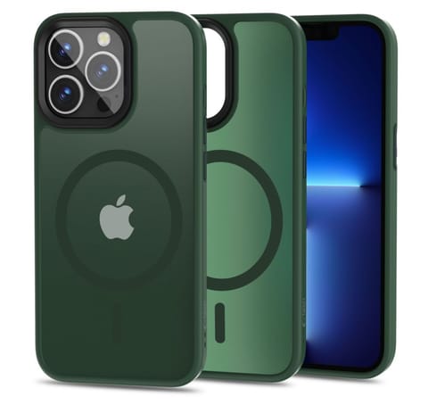 ⁨Etui pokrowiec na iPhone 13 Pro MagMat MagSafe - zielony mat⁩ w sklepie Wasserman.eu