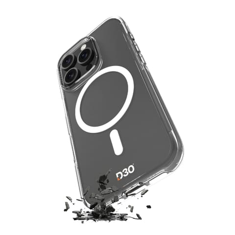 ⁨Etui silikonowe do iPhone 16 Plus Impact Clear D3O MagSafe - przezroczyste⁩ w sklepie Wasserman.eu
