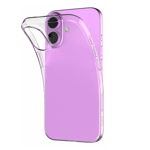 ⁨Etui silikonowe do iPhone 16 Plus 03 Nude - przezroczyste⁩ w sklepie Wasserman.eu