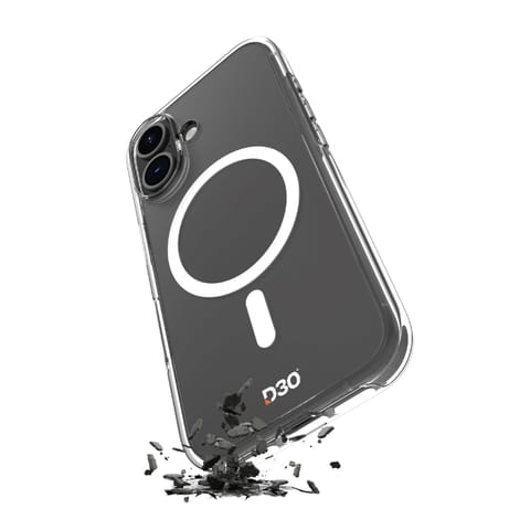 ⁨Etui silikonowe do iPhone 16 Impact Clear D3O MagSafe - przezroczyste⁩ w sklepie Wasserman.eu