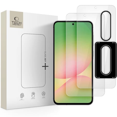 ⁨Szkło hartowane na Samsung Galaxy A36 / A56 5G Glass Set+ - przezroczyste⁩ w sklepie Wasserman.eu
