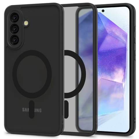 ⁨Etui pokrowiec na Samsung Galaxy A56 5G MagMat MagSafe - czarny mat⁩ w sklepie Wasserman.eu