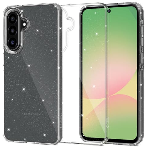 ⁨Etui pokrowiec na Samsung Galaxy A56 5G FlexAir - przezroczysto brokatowe⁩ w sklepie Wasserman.eu