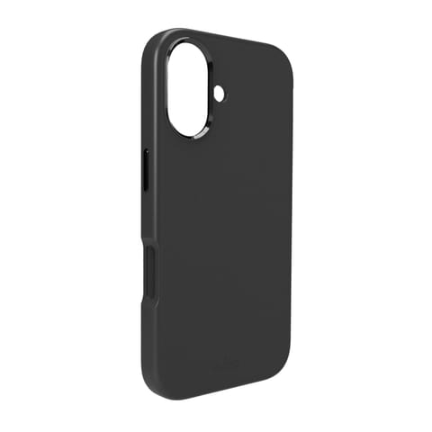 ⁨Etui silikonowe na iPhone 17 z ochroną aparatu i aluminiowymi przyciskami MagSafe - czarne⁩ w sklepie Wasserman.eu