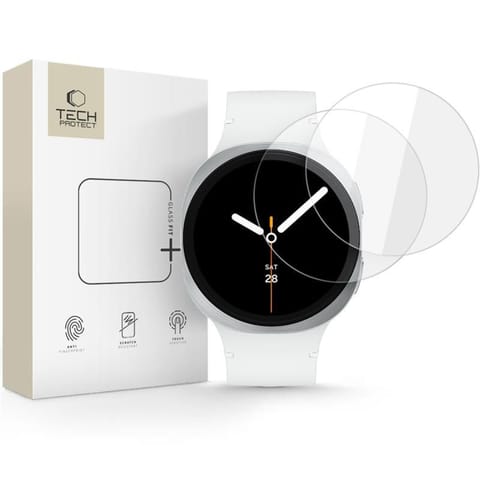 ⁨Szkło hartowane na Samsung Galaxy Watch 8 40 mm Glass Fit+ przezroczyste - 2 szt.⁩ w sklepie Wasserman.eu
