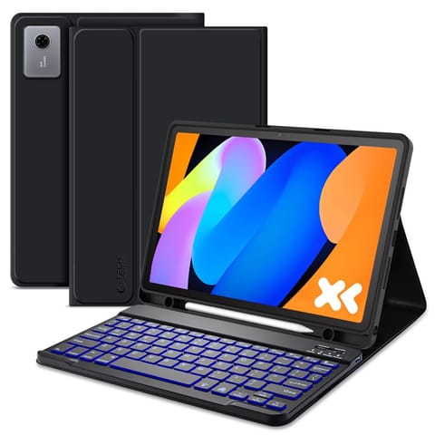 ⁨Etui z klawiaturą na Lenovo Idea Tab 11.0 TB-336 - czarne⁩ w sklepie Wasserman.eu