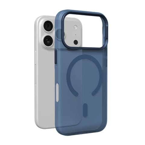 ⁨Etui pokrowiec na iPhone 17 Pro Lightfeel MagSafe - przezroczysto niebieskie⁩ w sklepie Wasserman.eu