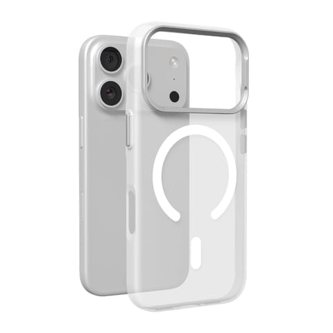 ⁨Etui pokrowiec na iPhone 17 Pro Lightfeel MagSafe - przezroczysto białe⁩ w sklepie Wasserman.eu