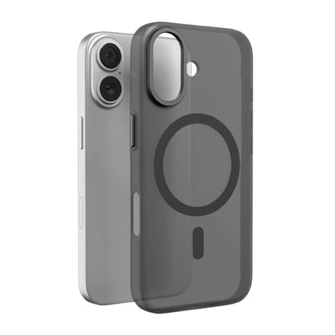 ⁨Etui pokrowiec na iPhone 17 Lightfeel MagSafe - przezroczysto czarne⁩ w sklepie Wasserman.eu