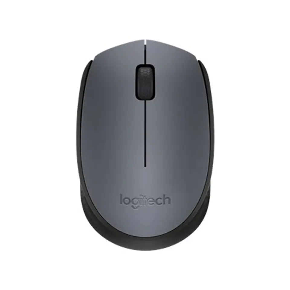 ⁨Logitech M170 Wireless Mouse, Black, Grey⁩ w sklepie Wasserman.eu