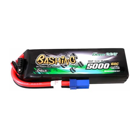 ⁨Akumulator GensAce G-Tech LiPo  5000mAh 11.1V 60C 3S1P z wtyczką EC5⁩ w sklepie Wasserman.eu