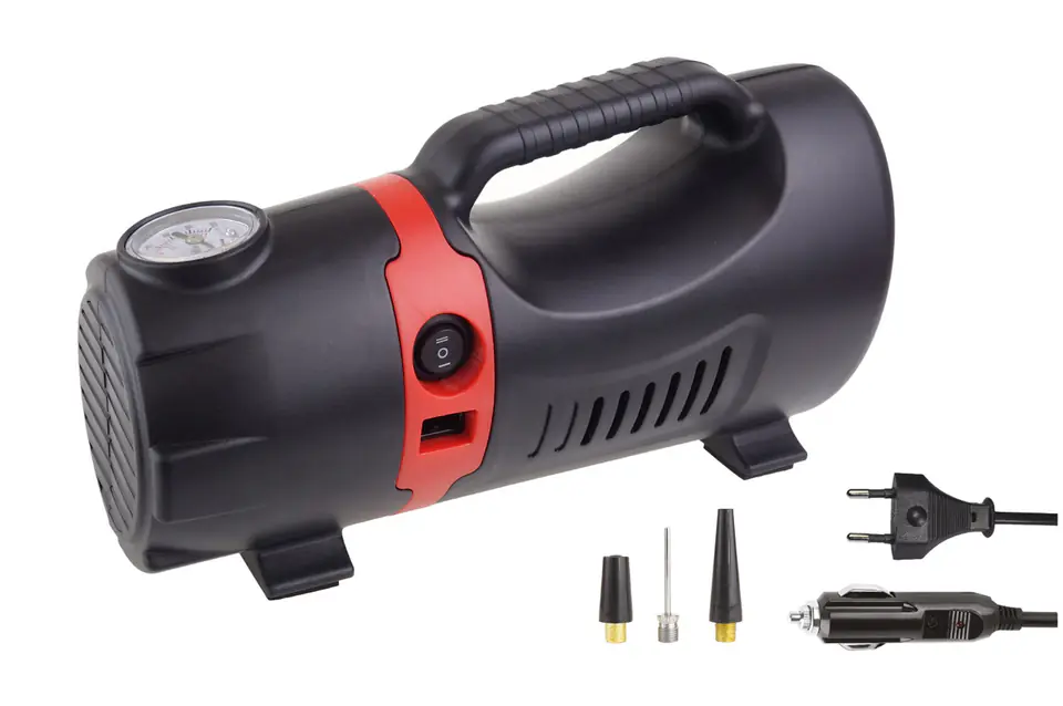 Kompresor samochodowy pompka 12v 230v acomp-09 amio-02383 w sklepie Wasserman.eu