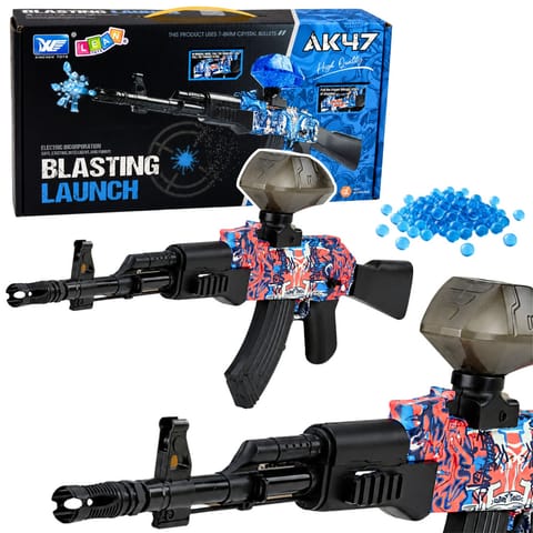 ⁨Karabin AK47 Pistolet Na Kulki Wodne Żelowe Automatyczny Elektryczny 70 cm⁩ w sklepie Wasserman.eu