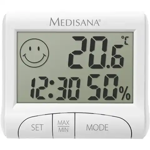 ⁨Medisana | White | Digital Thermo Hygrometer | HG 100⁩ w sklepie Wasserman.eu