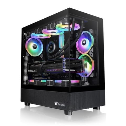 ⁨PC case View 270 Tempered Glass, glass side, CT140 Fan - black⁩ at Wasserman.eu