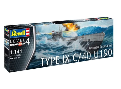 Model plastikowy German Submarine T.IX C/40 1/144 w sklepie Wasserman.eu