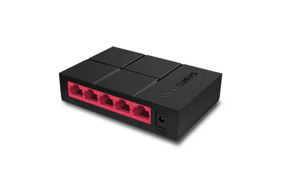 ⁨Mercusys 5-Port 10/100/1,000 Mbps Desktop Switch⁩ at Wasserman.eu