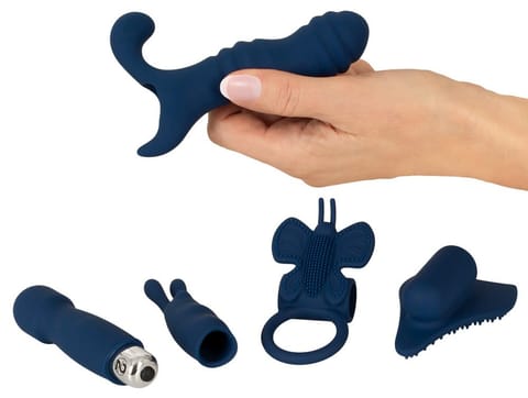 ⁨You2Toys Magic Shiver Zestaw Intymny 6w1, silikon, 5 nakładek, fioletowy⁩ w sklepie Wasserman.eu