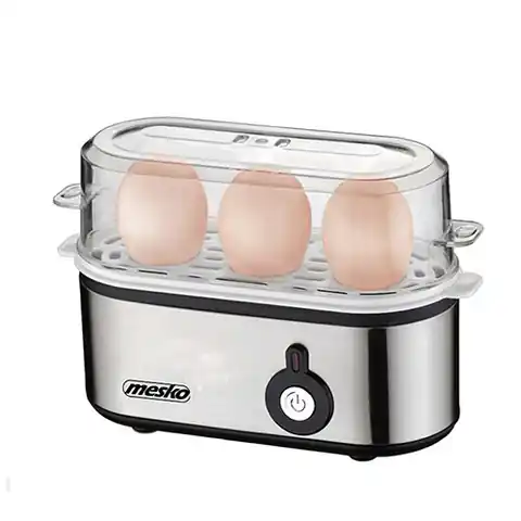 ⁨Mesko Egg boiler MS 4485 Stainless steel, 210 W, Functions For 3 eggs⁩ w sklepie Wasserman.eu