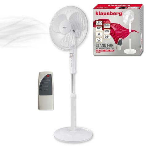 ⁨WENTYLATOR WIATRAK PODŁOGOWY Z PILOTEM KLAUSBERG KB-9044⁩ w sklepie Wasserman.eu