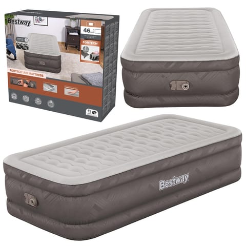 ⁨Materac Jednoosobowy Dmuchany Z Pompką Elektryczną 191 x 97cm Bestway 69048⁩ w sklepie Wasserman.eu