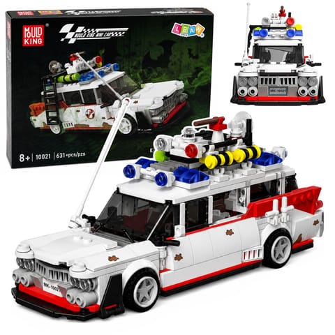 ⁨Klocki Konstrukcyjne Auto Samochód Widmo Ghost Bus Biały 631 el.⁩ w sklepie Wasserman.eu