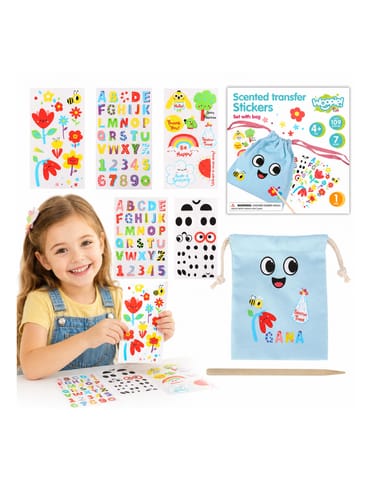 ⁨WOOPIE ART&FUN Zestaw Kreatywny Zrób Torebkę Dekorowanie Woreczka Imię Dziecka DIY⁩ w sklepie Wasserman.eu