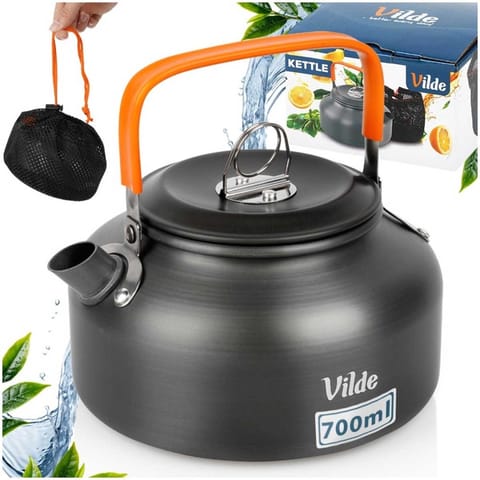 ⁨CZAJNIK TURYSTYCZNY KEMPINGOWY 700ml ALUMINIUM 489425⁩ w sklepie Wasserman.eu