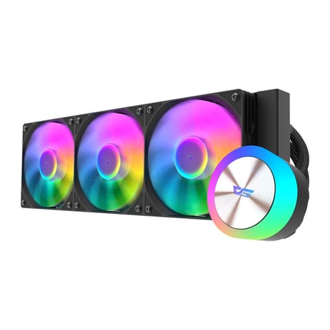 ⁨Chłodzenie CPU Darkflash DG360 (czarne)⁩ w sklepie Wasserman.eu