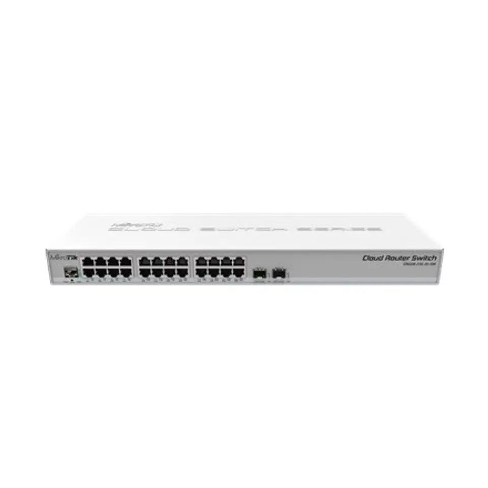 ⁨MikroTik | Cloud Router Switch CRS326-24G-2S+RM | Managed L3 | Rackmountable | 1 Gbps (RJ-45) ports quantity 24 | SFP+ ports qua⁩ w sklepie Wasserman.eu