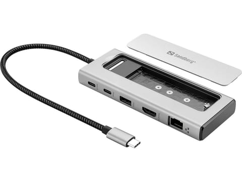 ⁨Sandberg USB-C 6in1 Travel Dock SSD⁩ w sklepie Wasserman.eu