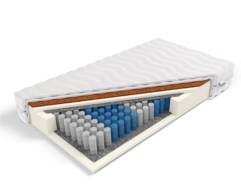 ⁨Frankhauer Pocket mattress with coconut Morpheus (Dormia cover, size 80 x 200)⁩ at Wasserman.eu