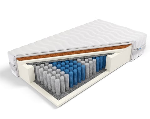 ⁨Frankhauer Materac pocket z kokosem Morfeusz Plus (pokrowiec Dormia, rozmiar 80 x 200)⁩ w sklepie Wasserman.eu