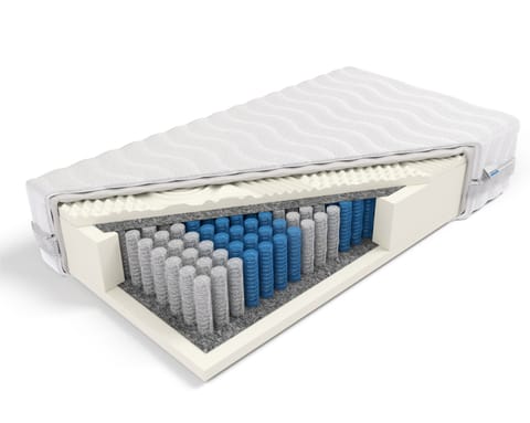 ⁨Frankhauer Materac pocket samomasujący Posejdon Plus (pokrowiec SilverActive, rozmiar 90 x 200)⁩ w sklepie Wasserman.eu