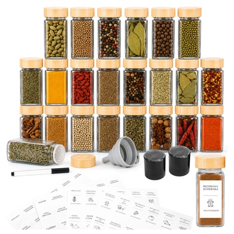 ⁨Słoiczki na przyprawy SALSA 24 szt⁩ w sklepie Wasserman.eu