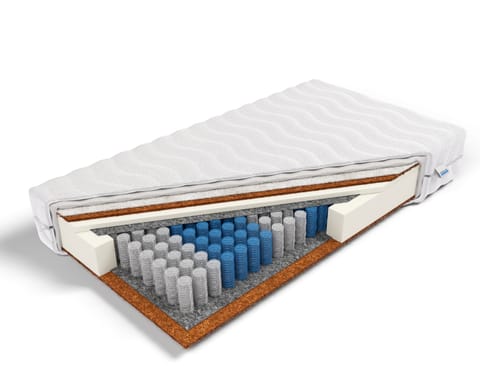 ⁨Frankhauer Materac pocket z kokosem i owczą wełną Hebe (pokrowiec Dormia, rozmiar 140 x 190)⁩ w sklepie Wasserman.eu