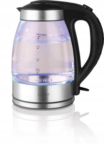 ⁨Czajnik MAESTRO MR-078 (1.8L /1800W /Czarno-srebrno-przezroczysty )⁩ w sklepie Wasserman.eu