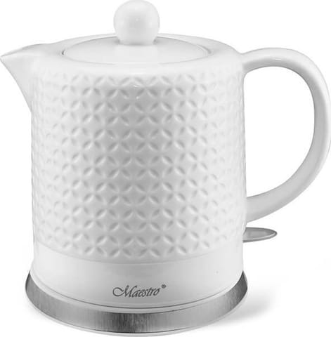 ⁨Czajnik MAESTRO MR-067 Biały (1.2L /1200W /Biały )⁩ w sklepie Wasserman.eu