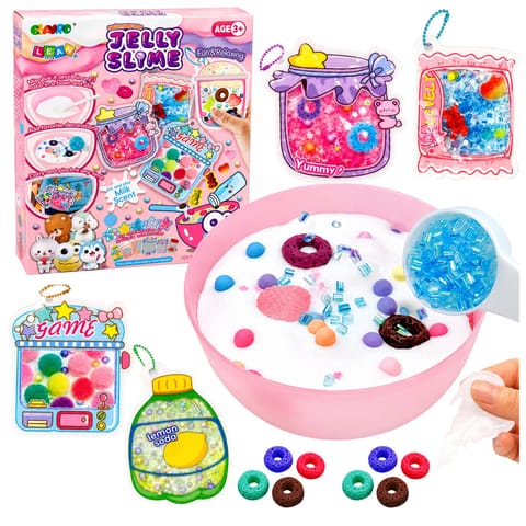 ⁨Zestaw Kreatywny Do Tworzenia Ozdobnego Jelly Slime DIY Glutek Akcesoria⁩ w sklepie Wasserman.eu