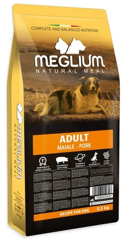 ⁨Meglium Dog Adult Pork 2,5kg⁩ w sklepie Wasserman.eu