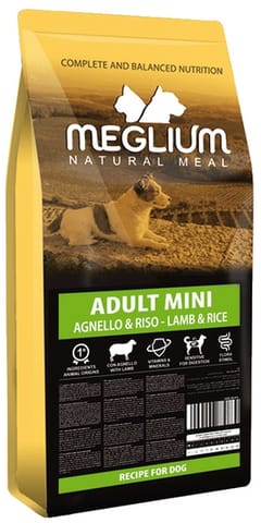 ⁨Meglium Dog Mini Adult Lamb & Rice 7kg⁩ w sklepie Wasserman.eu