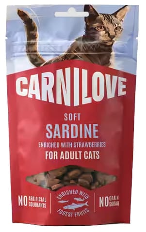 ⁨Carnilove Cat Soft Snack Sardine 50g⁩ w sklepie Wasserman.eu