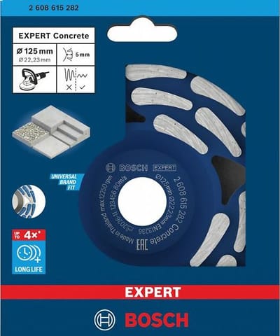 ⁨TARCZA DIAMENTOWA GARNKOWA EXPERT CONCRETE 125MM⁩ w sklepie Wasserman.eu
