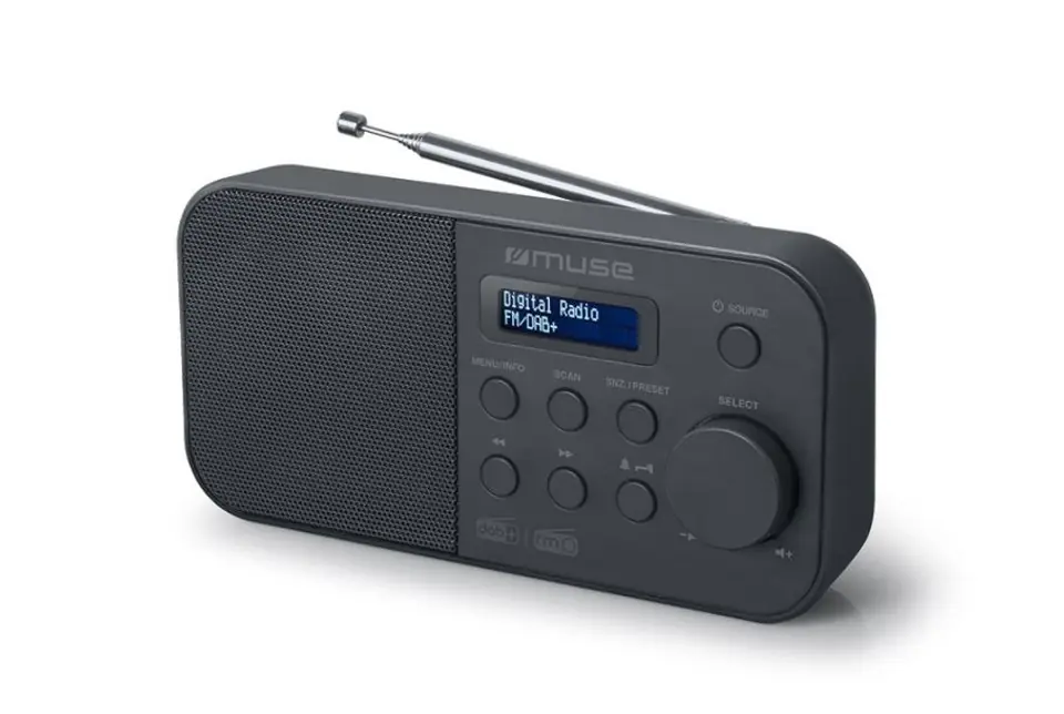 ⁨Muse M-109 DB radio Portable Black⁩ at Wasserman.eu